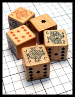 Dice : Dice - Poker Dice - Wooden - eBay Nov 2015